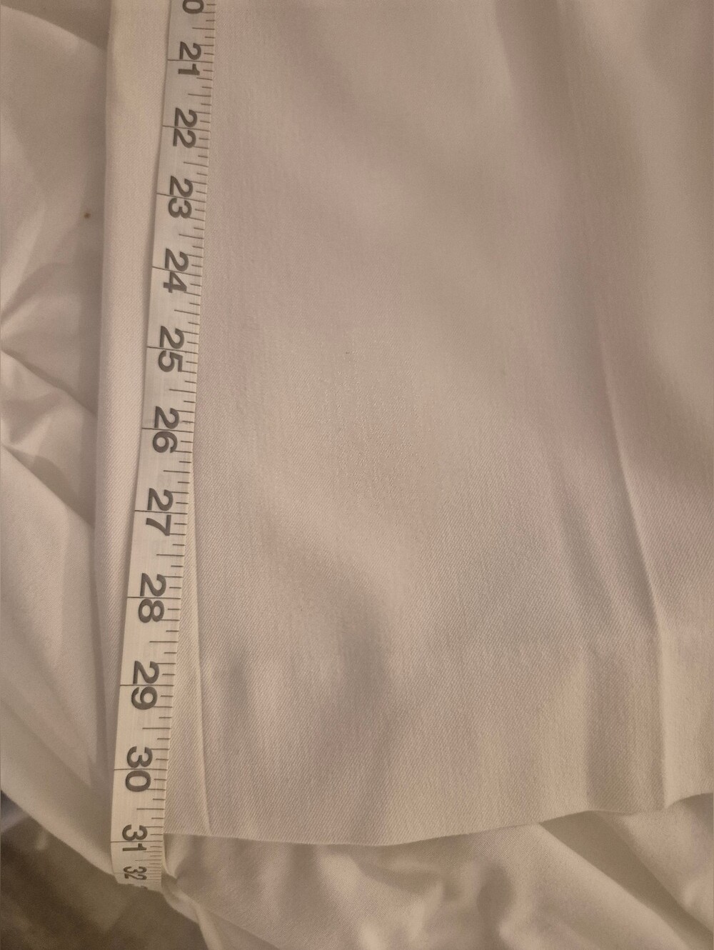 Jones NY | Classic Wide-Leg Cream Trousers - Picture 7 of 7
